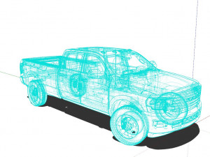 Ram 2500 HD Limited 2022 3D Model
