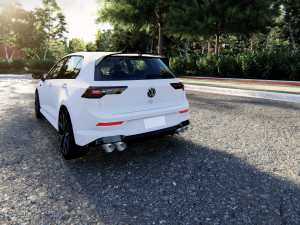 Volkswagen Golf R 2022 Model 3D