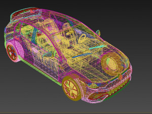Volkswagen Golf R 2022 Model 3D