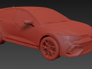 Volkswagen Golf R 2022 Model 3D