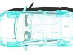 Volkswagen Golf R 2022 Model 3D