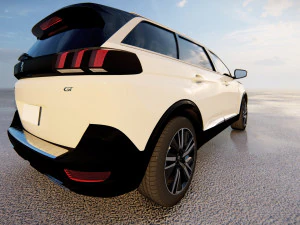 Peugeot 5008 2021 3D Model