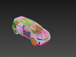Peugeot 5008 2021 3D Model