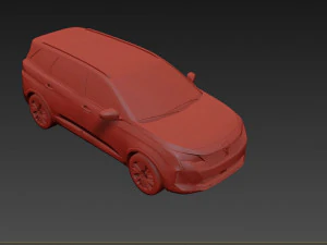 Peugeot 5008 2021 3D Model