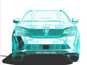 Peugeot 5008 2021 Modelo 3D