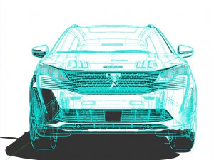 Peugeot 5008 2021 3D Model