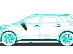Peugeot 5008 2021 3D Model