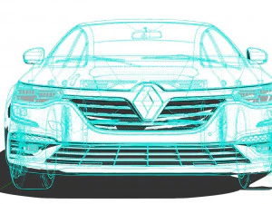 Renault Talism&aacute;n 2022 Modelo 3D