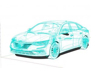Renault Talism&aacute;n 2022 Modelo 3D