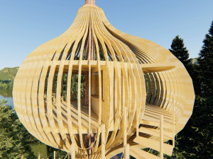 Tree restaurant 3Dモデル