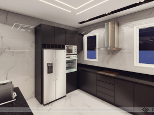 Modern Apartment Interior Scene Modelo 3D