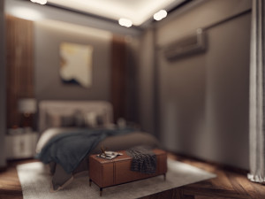 Master Bedroom Interior Modello 3D
