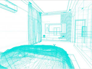 Master Bedroom Interior 3D Model