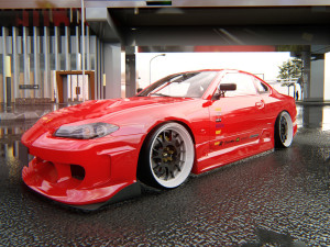 Nissan Silvia s14 Tuned Modelo 3D