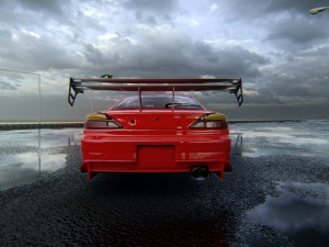Nissan Silvia s14 Tuned Modelo 3D