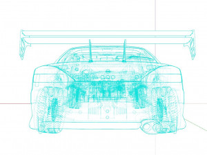 Nissan Silvia s14 Tuned Modelo 3D