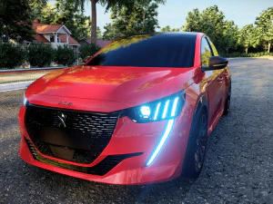 Peugeot 208 2022 Modelo 3D