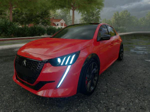 Peugeot 208 2022 Modelo 3D