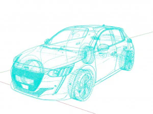 Peugeot 208 2022 Modelo 3D