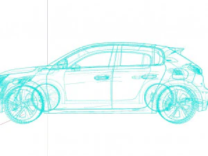 Peugeot 208 2022 Modelo 3D