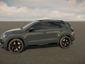 Seat Ateca Cupra 2022 3D 模型