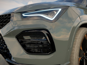 Seat Ateca Cupra 2022 3D 模型
