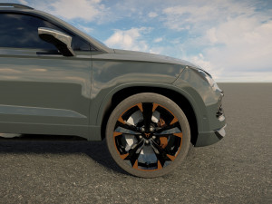 Seat Ateca Cupra 2022 3D 模型