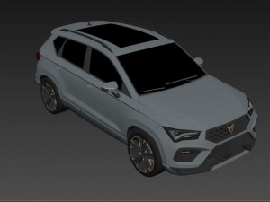Seat Ateca Cupra 2022 3D 模型