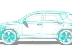 Seat Ateca Cupra 2022 3D Model