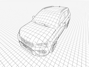 Seat Ateca Cupra 2022 3D 模型