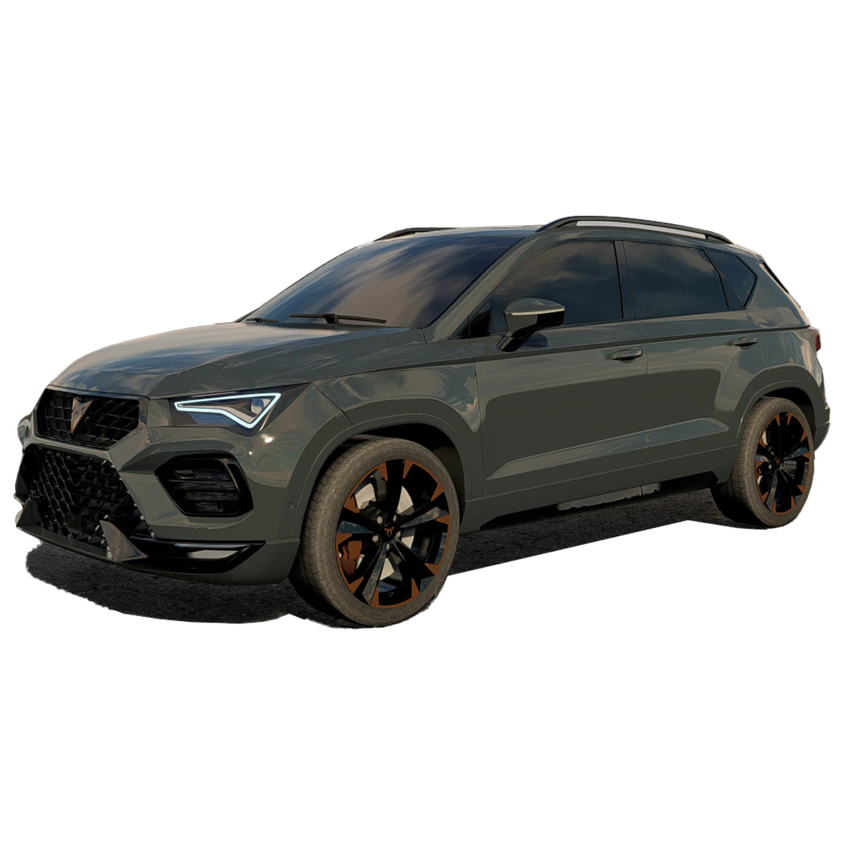 Seat Ateca Cupra 2022 3D Model .c4d .max .obj .3ds .fbx .stl .blend