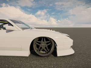 Nissan 240SX tuned 3D-Modell