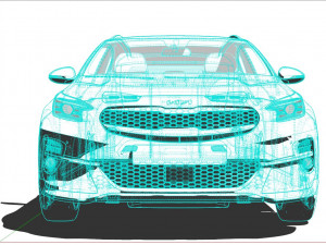 Kia Xceed 2022 3D Model