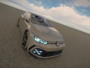 Volkswagen Golf 2022 GTI Modelo 3D