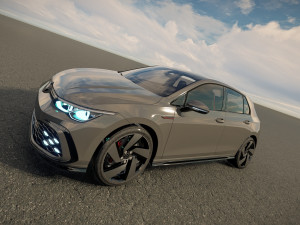 Volkswagen Golf 2022 GTI Modelo 3D
