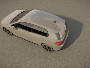 Volkswagen Golf 2022 GTI Modelo 3D