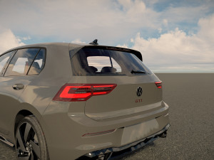 Volkswagen Golf 2022 GTI Modelo 3D