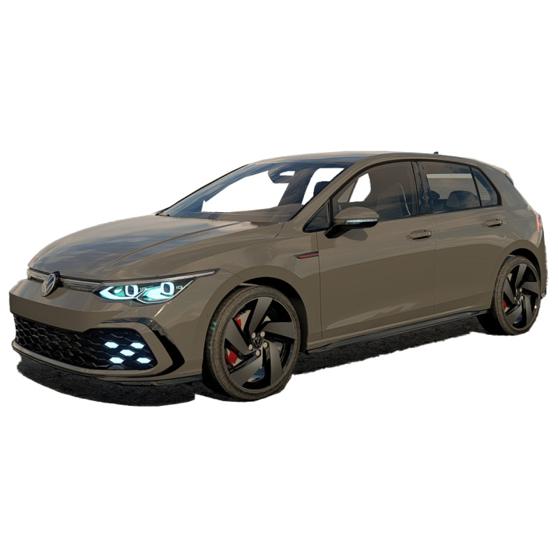 Volkswagen Golf 2022 GTI Modelo 3D .c4d .max .obj .3ds .fbx .stl .blend 