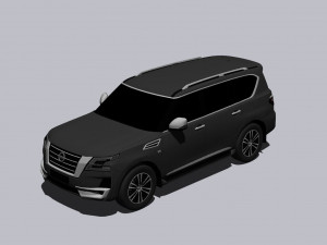 Nissan Patrol 2022 Modelo 3D