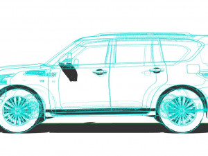 Nissan Patrol 2022 Modelo 3D