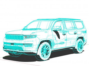 Jeep Wagoneer 2022 Modelo 3D