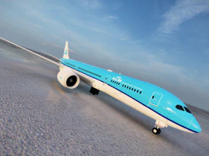 Boeing 787 KLM 3D Model