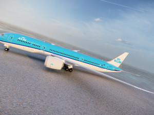 Boeing 787 KLM Modelo 3D