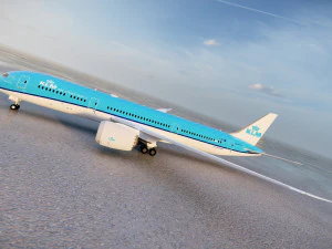 Boeing 787 KLM 3D Model