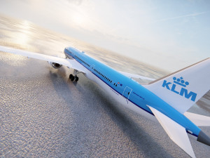Boeing 787 KLM Modelo 3D