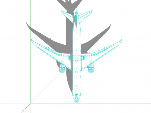 Boeing 787 KLM Modelo 3D