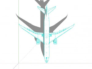 Boeing 787 KLM 3D Model