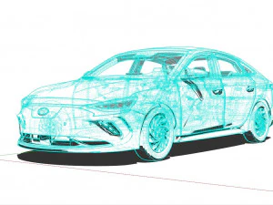Hyundai Lafesta EV 2022 3D Model