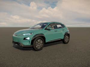 Hyundai Kona Electric 2022 3D Model
