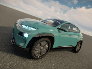 Hyundai Kona Electric 2022 3D Model